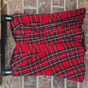 Trina Turk Women's Lirienne Jameson Tartan Plaid Bustier Size 0
